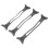 Mask Ear Rope Buckle Grey Silicone Easy Carry 3pcs 1