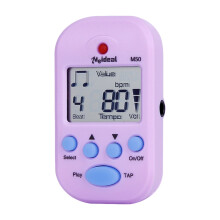 (Macaron Purple) Digital Metronome for Piano & Drums