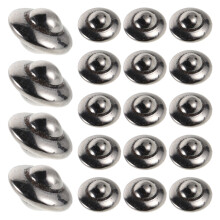 1Set Carbon Steel Polishing Beads Silver for Daily Use Tumbling Media