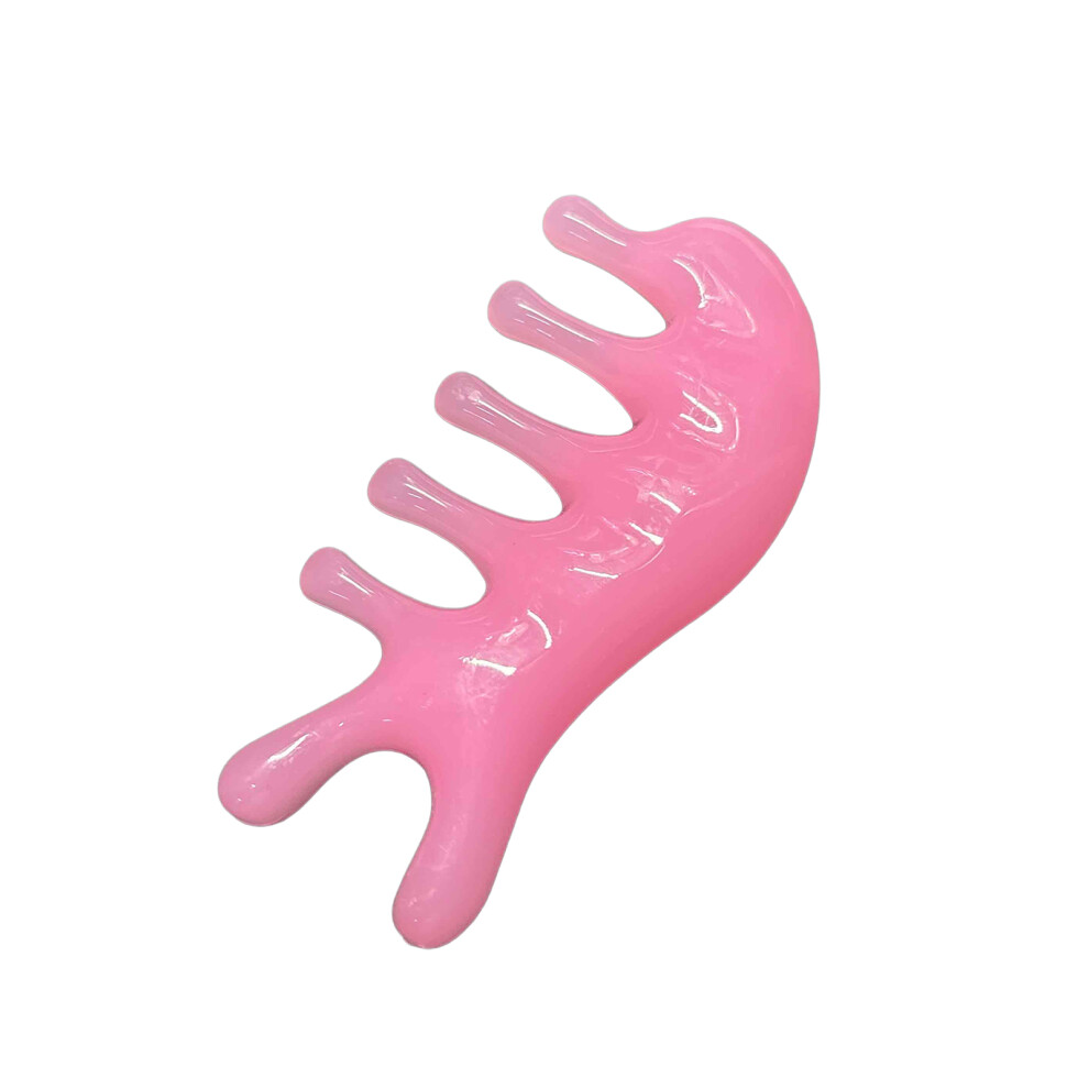 Dachuang Beauty Pink (Dolphin Comb ) Resin Scalp Massage Comb & Gua Sha Tool