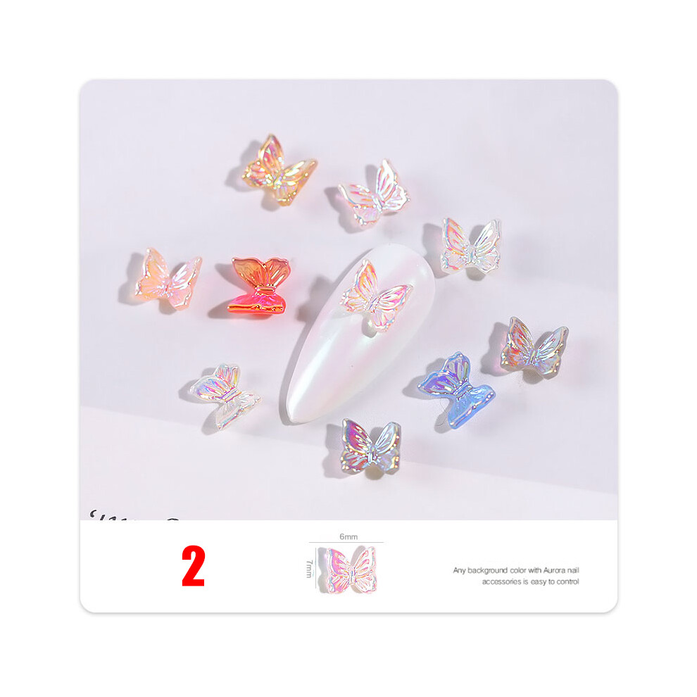Dachuang Beauty (2) 3D Nail Art Decor - Bows, Bears, Flowers (10Pcs)