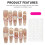 (XS) 10 Ongles Faux Chat Yeux Réutilisables 7
