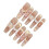 (XS) 10 Ongles Faux Chat Yeux Réutilisables 8