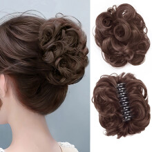 (3) Women\'s Hair Bun Maker - Black/Brown Updo Tool