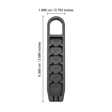 (Black) 3D Golf Tee Stand - ABS, Gift for Golf Lovers