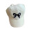 (Creamy White) Kids Baseball Cap Bowknot Summer Sun Hat 2