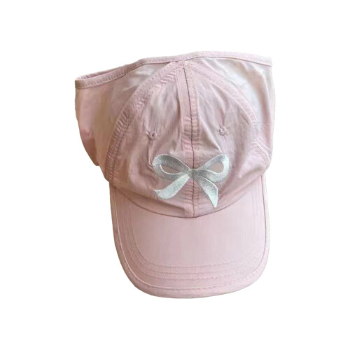 (Pink) Kids Baseball Cap Bowknot Summer Sun Hat 2