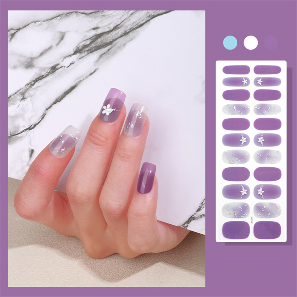 Dachuang Beauty (Zh-0219) 22Pcs Chip-Proof Nail Stickers For Women & Girls
