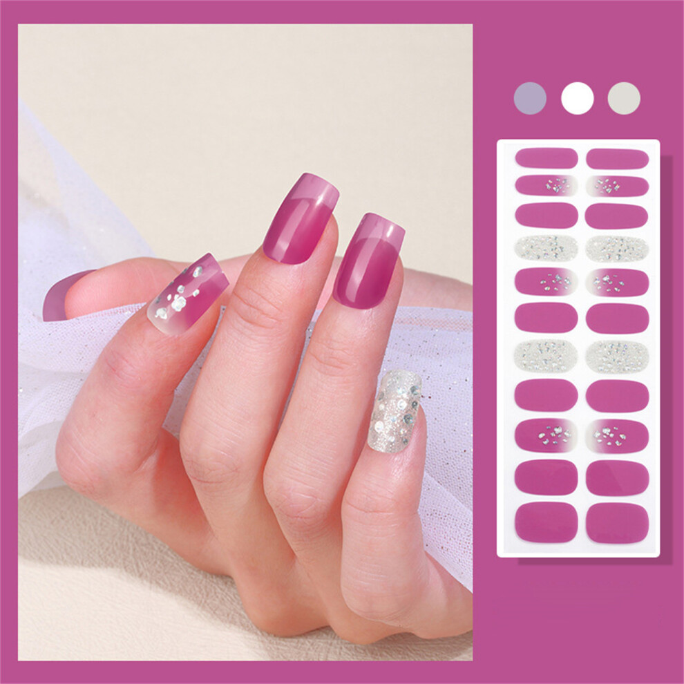Dachuang Beauty (Zh-0214) 22Pcs Chip-Proof Nail Stickers For Women & Girls