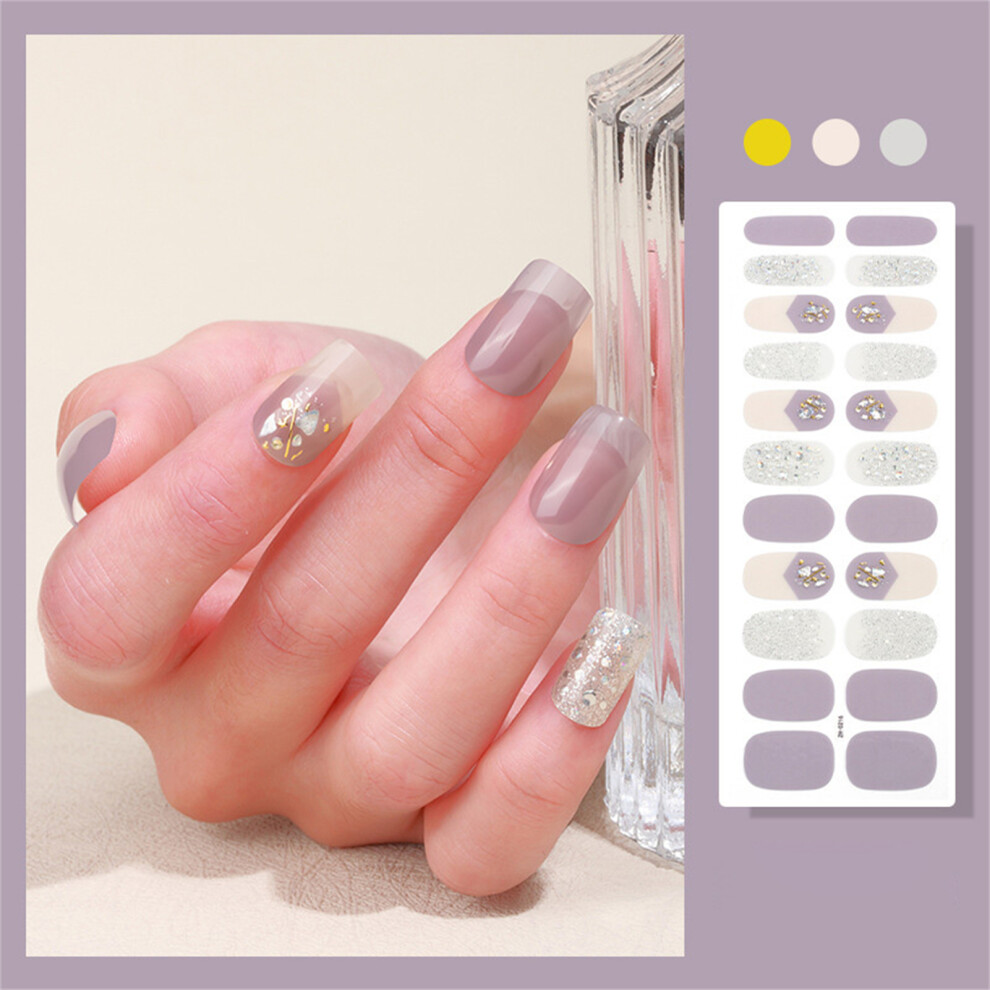 Dachuang Beauty (Zh-0216) 22Pcs Chip-Proof Nail Stickers For Women & Girls