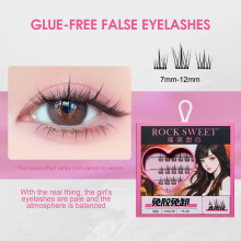 (Single box) Pre-Glued Manga Lash Clusters, C Curl, DIY Makeup