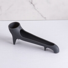 (Gray) Food Grade Silicone Espresso Machine Funnel