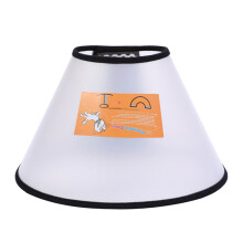 (3) Lightweight Plastic Pet Collar Cone for Injury Protection