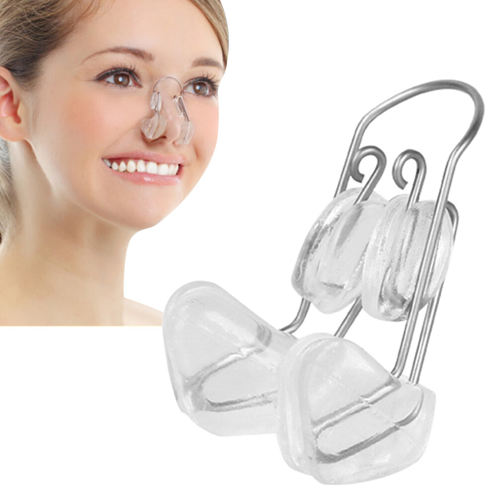 Creation-3C (Double-Headed Transparent) Pain-Free U-Shaped Nose Clip For Women
