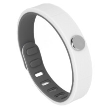 Sports Energy Bracelet Silicone 15x247mm Negative Ion White Electrostatic Wrist Strap