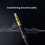 (1.5m) 3.5mm AUX Audio Cable Male to Male 24K Car Stereo Speaker Headphones Adapter 6