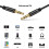 (1.5m) 3.5mm AUX Audio Cable Male to Male 24K Car Stereo Speaker Headphones Adapter 7