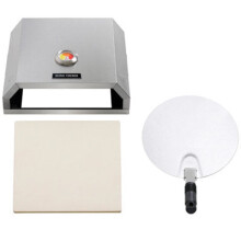 George Foreman 12 Inch BBQ Grill Top Pizza Oven with Stone