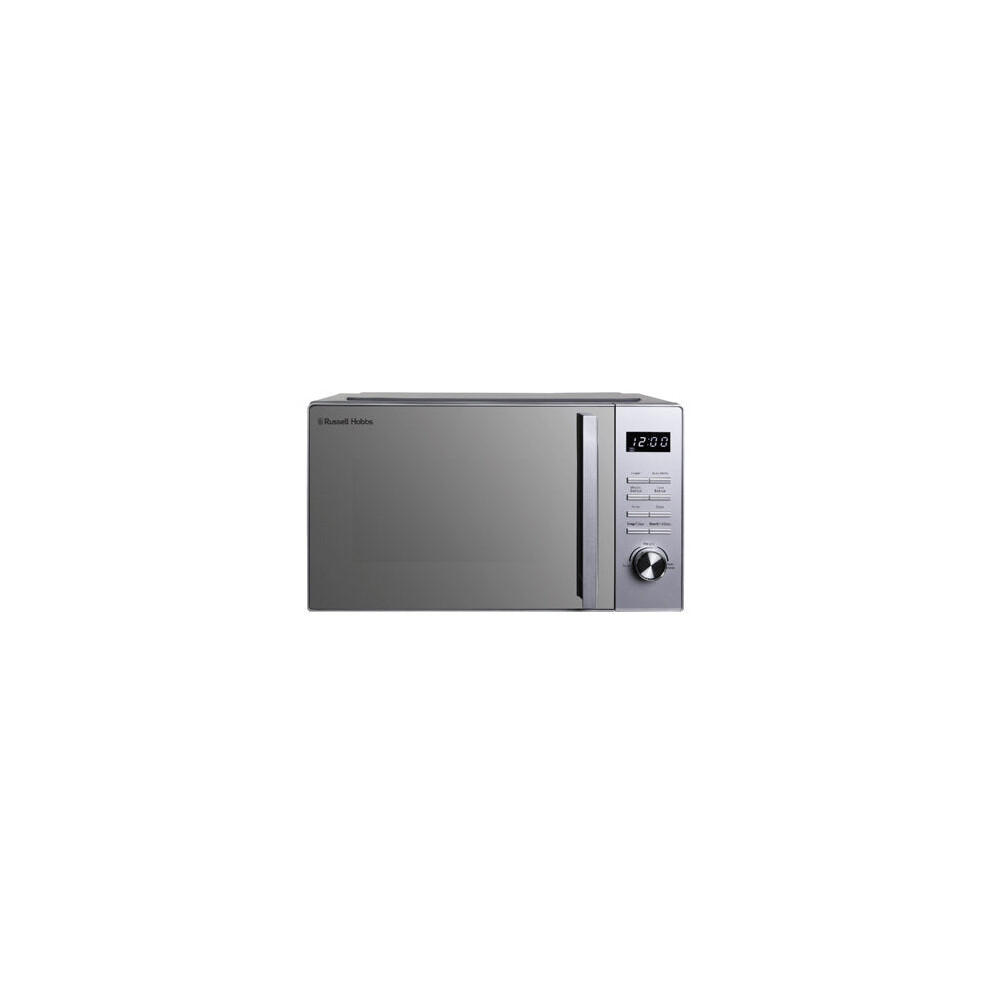 Russell Hobbs 23L Flatbed Digital Microwave 800W Silver Kitchen Oven