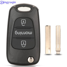 Remote Car Folding Key Case Cover Shell Fob for Kia Rio 3 Picanto Ceed Cerato Sportage K2 K3 K5 Soul Hyundai Morning