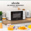 Abode White 20L Manual Microwave 700W with Defrost Settings 4