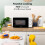 Abode White 20L Manual Microwave 700W with Defrost Settings 5