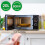 Abode Retro 20L 800W Digital Microwave Black and Rose Gold 6