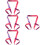 4Stk Strap Skischuh Strap Mehrfarbig Polyester Baumwolle 8