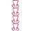 4Stk Strap Skischuh Strap Mehrfarbig Polyester Baumwolle 9