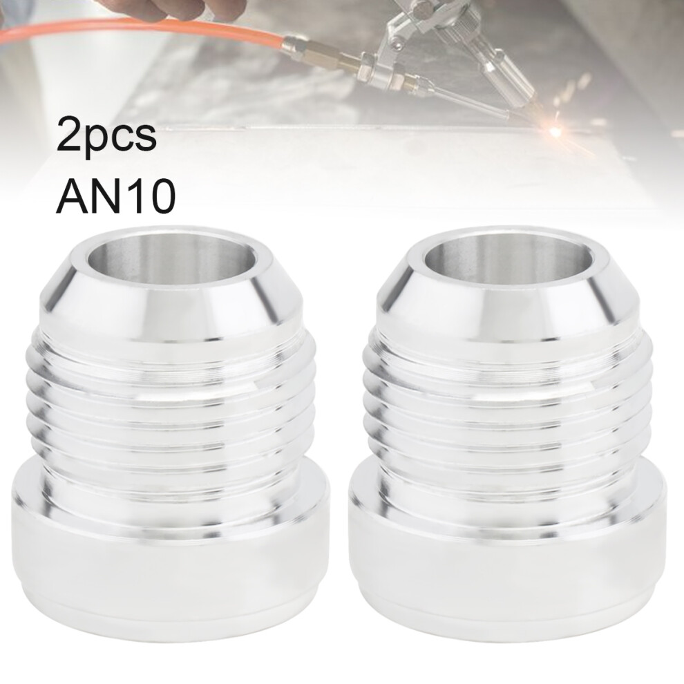 2Pcs Aluminum Alloy 12An Male Weld On Bung Fitting 12An Male Flare Weldable Fuel Tank Fitting Adapter Connector 6935161639230