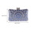 Blaue Abend Clutch Damen Leder 3