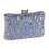 Blaue Abend Clutch Damen Leder 11