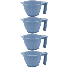 4Stk Haarfärbeschale Set Blau, Robust, Mit , Für Friseur Und DIY