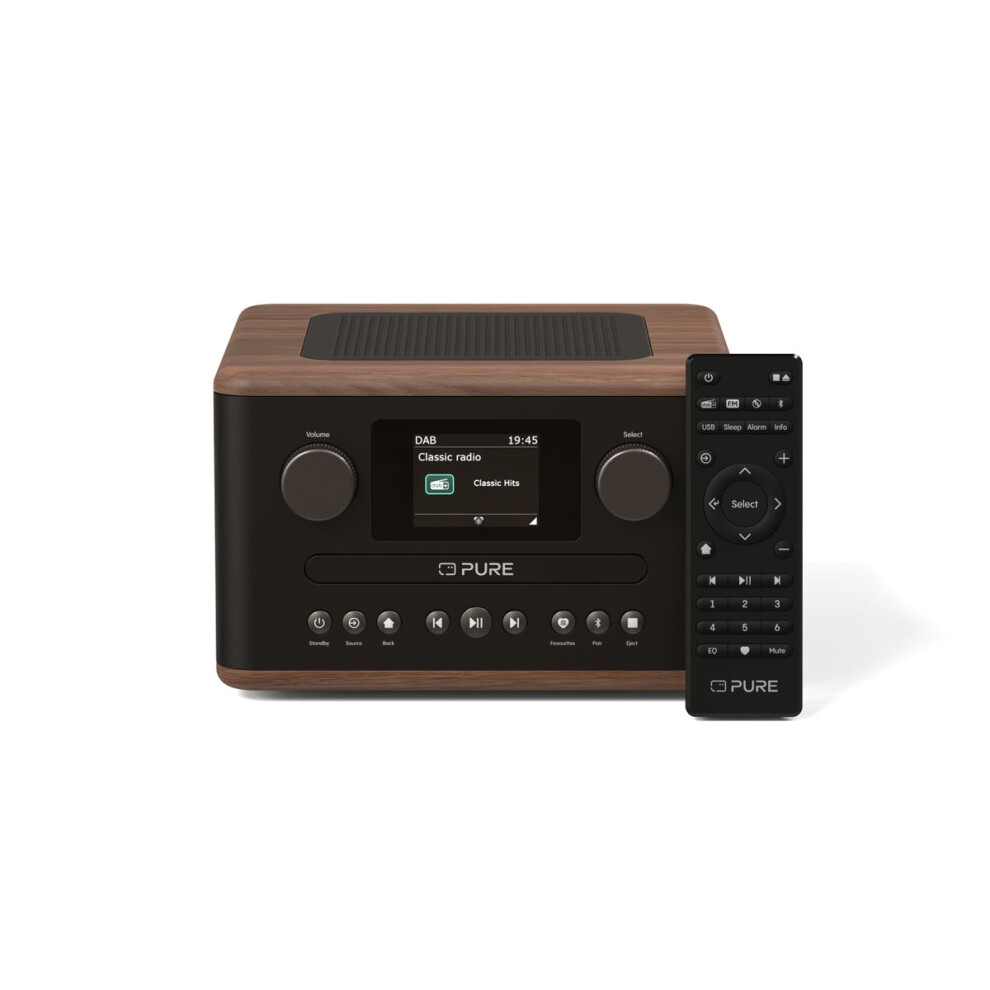 Pure Classic C-D4 Compact Digital Dab+ Radio With Cd Player 759454302047