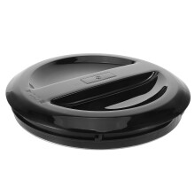 Couvercle Seau Isolé Multifonction Acier Cuisine Noir