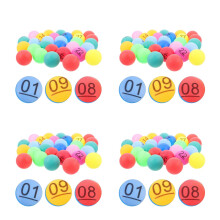 120Pièces Balles De Jeu En Plastique Colorées Pour Décoration De Fête