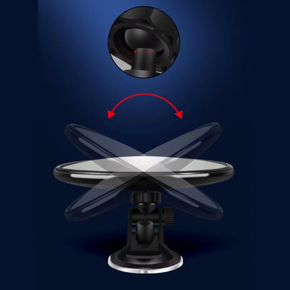 360 Degrees Rotatable Car Mirror Plastic Suction Cup Windshield Auxiliary Observe Mirror Security Protection 6935161643459