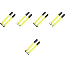 10Pcs Flexible Yellow Nylon Chicken Collar Stop Screaming Neckbands
