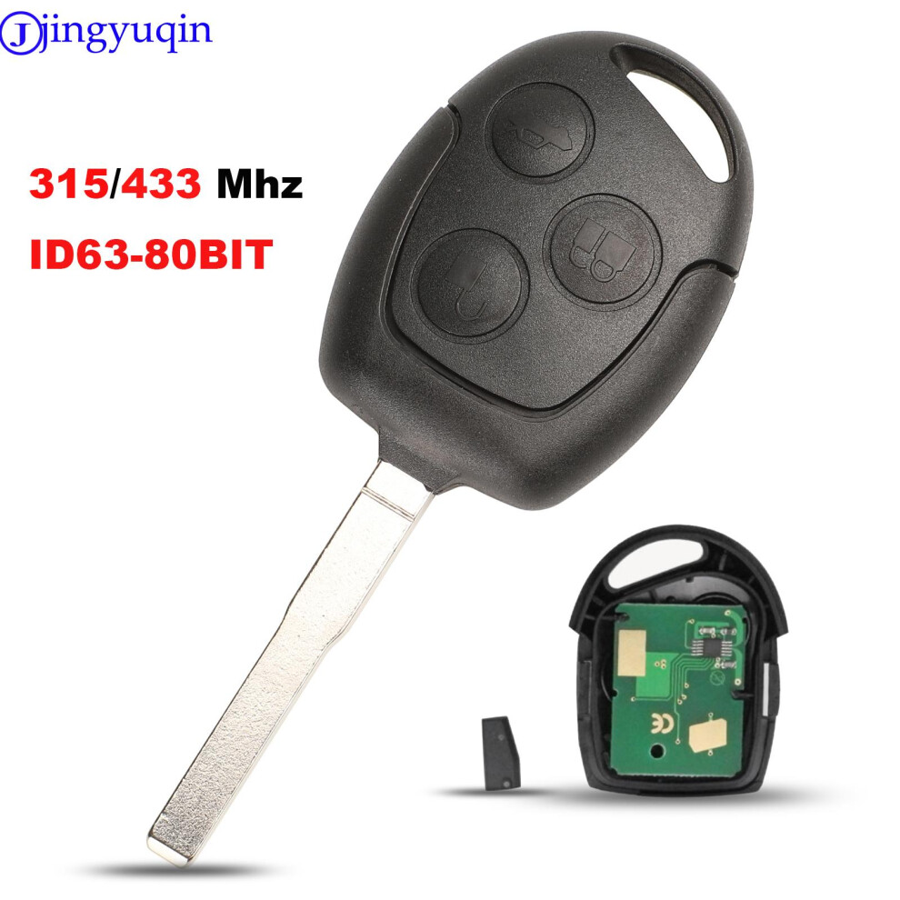 Remote Ask 315/433Mhz With Chip Id63 40D For Ford Focus Fiesta Mondeo 2001-2007 C Max Fusion Transit Ka Fo21 6935161684490