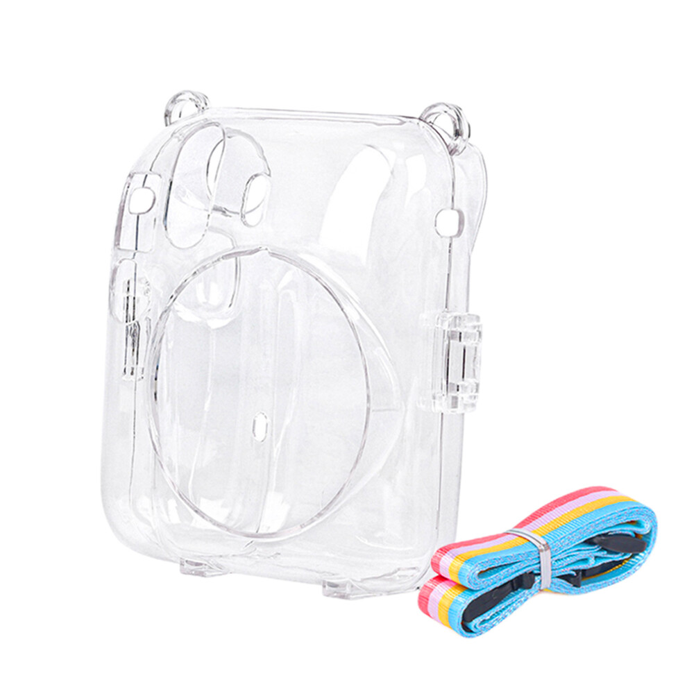 Mini Camera Case Pc Crystal Storage Case With Shoulder Strap Storage Box For Fujifilm Instax Mini 12 For Camera Instax Mini12 6935161692907