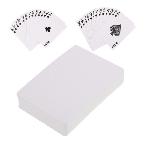 4Ensembles Cartes Blanches Papier Pour Jeux DIY Décoration 2