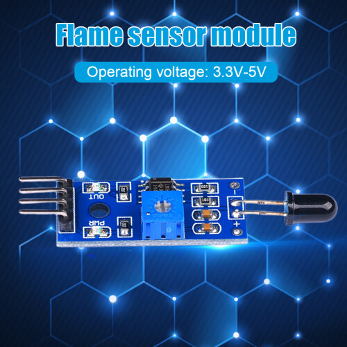 4 Pin Fire Detector Infrared Receiver Module Sensitivity Adjustable Infrared Receiving Module Accessories for Arduino DIY Kit 2