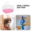 Cage Voyage ABS Rose Portable Pour Perroquets Petits Animaux 7