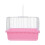 Cage Voyage ABS Rose Portable Pour Perroquets Petits Animaux 9