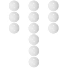 12Pièces Billes De Roulette En Résine Blanches Pour Jeux DIY Élégants