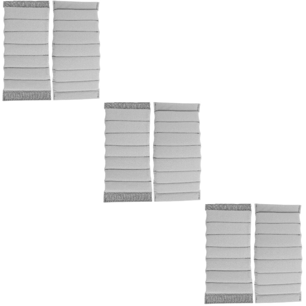 6Pcs Portable Camera Bag Dividers Organizer Insert For Cameras Grey 3722485317431