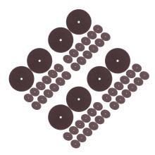 120Pcs Red Resin Polishing and Cutting Discs for Rotary Tool Home Use