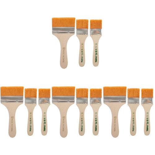 24Pcs Portable Painting Brushes Assorted Color Durable and Ergonomic 1