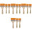 24Pcs Portable Painting Brushes Assorted Color Durable and Ergonomic 3