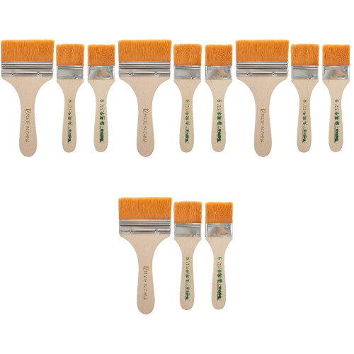 24Pcs Portable Painting Brushes Assorted Color Durable and Ergonomic 2